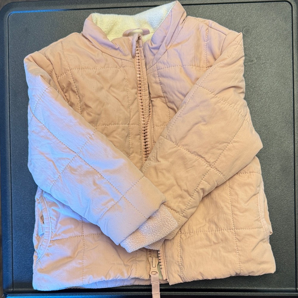 Cat & Jack Blush Quilted Jacket